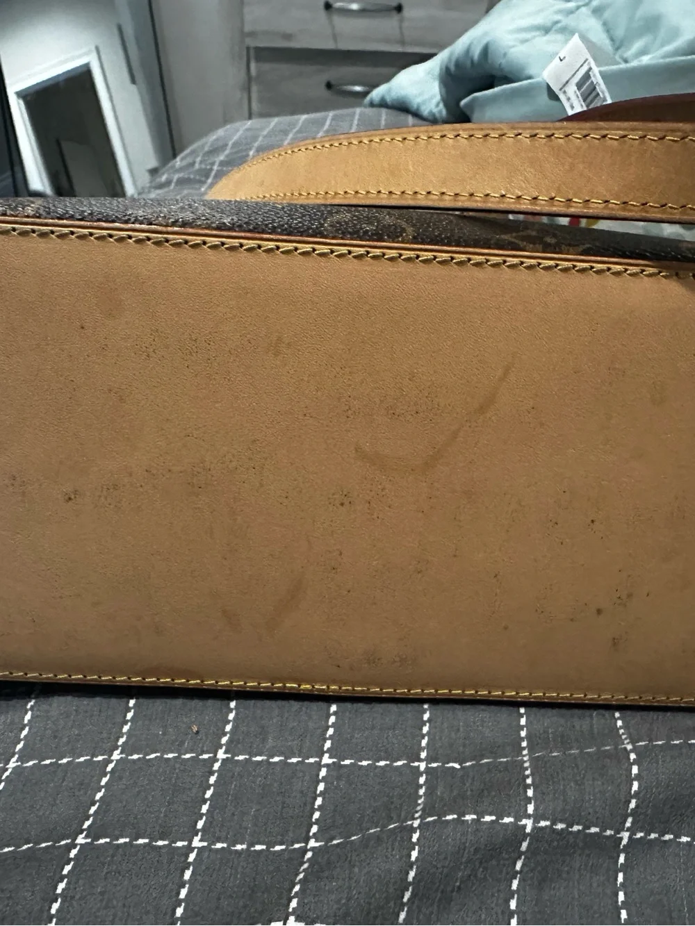 Louis Vuitton piano Monogram Canvas Tote in Brown with Tan Straps 2024 edition